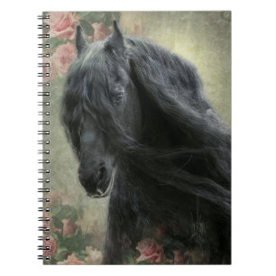Black Beauty Friesian Horse - Notitieboek