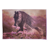 Black Beauty Friesian Horse - Pillowcase Kussensloop (Voorkant)