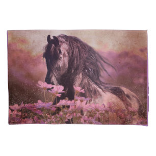 Black Beauty Friesian Horse - Pillowcase Kussensloop