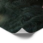 Black Beauty Friesian Horse - Poster (Hoek)