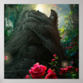 Black Beauty Friesian Horse - Poster (Voorkant)