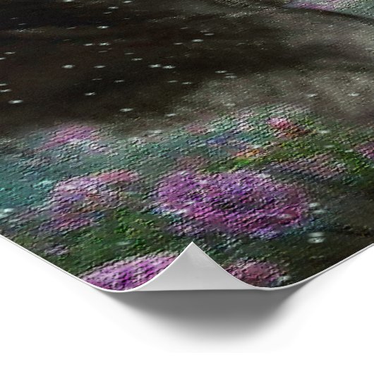 Black Beauty Friesian Horse - Poster (Hoek)