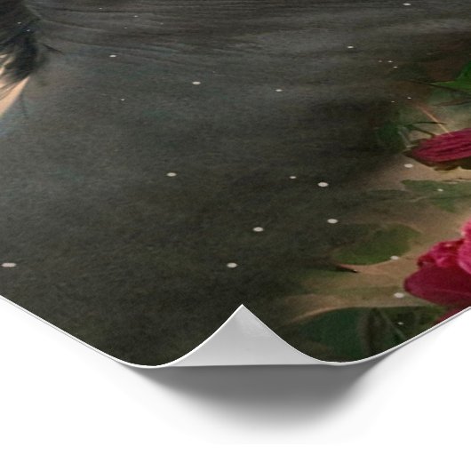 Black Beauty Friesian Horse - Poster (Hoek)