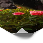 Black Beauty Friesian Horse - Poster (Hoek)