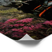 Black Beauty Friesian Horse - Poster (Hoek)