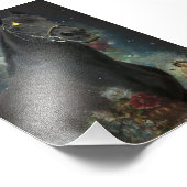 Black Beauty Friesian Horse - Poster (Hoek)