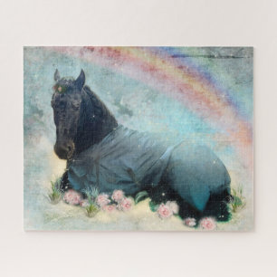 Black Beauty Friesian Horse - Puzzle Legpuzzel
