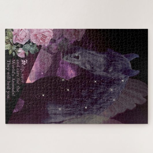 Black Beauty Friesian Horse - Puzzle Legpuzzel (Horizontaal)