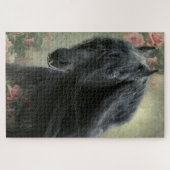 Black Beauty Friesian Horse - Puzzle Legpuzzel (Horizontaal)