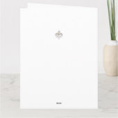 Black Beauty Friesian Horse - Wenskaart Kaart (Achterkant)