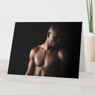 Black Beauty Hot Guy Groetjes Kaart