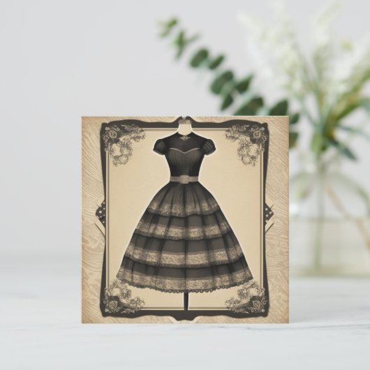 Black Beauty in een Kaart: tijdloos en veelzijdig Kaart (Staand voorkant)