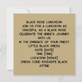 Black Beauty in een Kaart: tijdloos en veelzijdig Kaart (Achterkant)