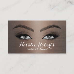 Black Beauty Lashes & Brows Elegant Salon Spa Visitekaartje