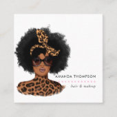 Black Beauty Mode Visitekaartje (Voorkant)