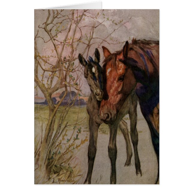  Black Beauty-paard "Mijn moeder en ik" (Voorkant)