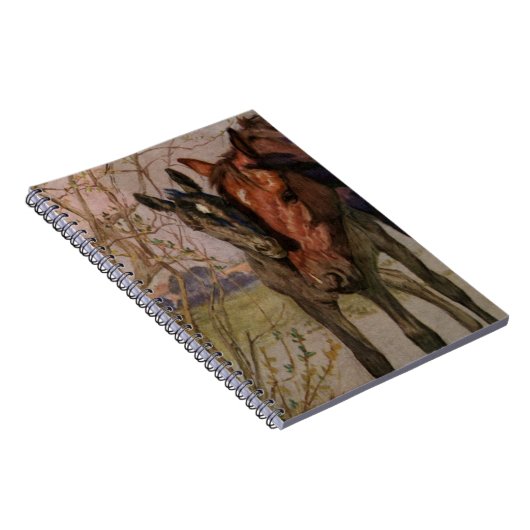  Black Beauty-paard "Mijn moeder en ik" Notitieboek (Rechterzijde)