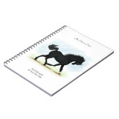 Black Beauty Personalized Horse Owner's Journal Notitieboek (Linkerzijde)
