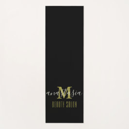 Black Beauty Salon van Anastasia Monogram Yogamat