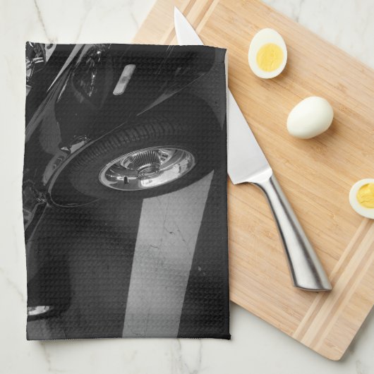 Black Beauty Theedoek (Quarter Fold)