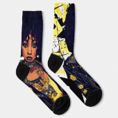 BLACK BEAUTY URBAN ROCK ROLL REBEL LEREN JAS SOKKEN (Rechts)