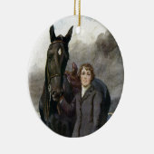Black Beauty - ze koos me voor haar paard Keramisch Ornament (Rechts)