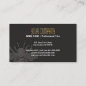 Black Bee Bizcard Visitekaartje (Achterkant)