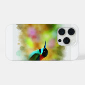 Black BeeEater 160724AREF214 - Watercolor iPhone Hoesje (Achterkant horizontaal)