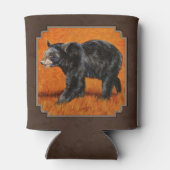 Black Beer Autumn Earth Brown Blikjeskoeler (Achterkant)