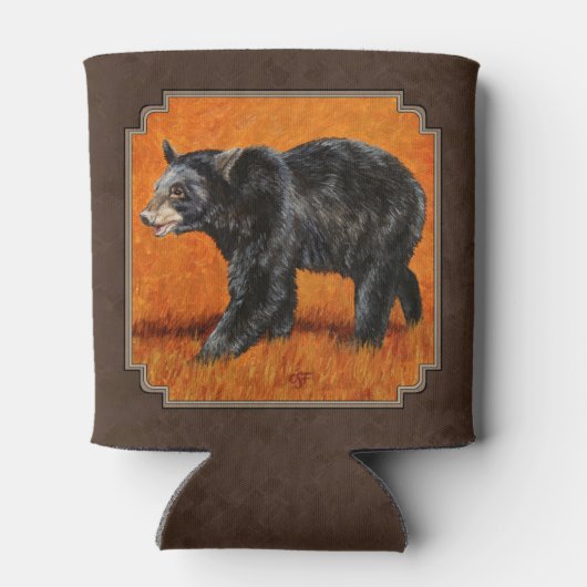 Black Beer Autumn Earth Brown Blikjeskoeler (Achterkant)