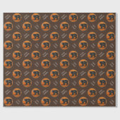 Black Beer Autumn Earth Brown Cadeaupapier (Vlak)