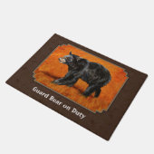 Black Beer Autumn Earth Brown Deurmat (Schuin)