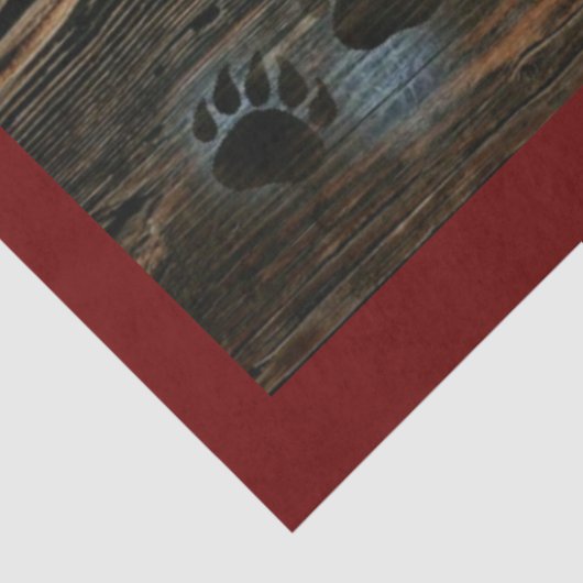 Black Beer Beer Paws Tissuepapier (Detail)