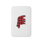 Black Beer Buffalo Check Bath Mat (Voorkant Verticaal)