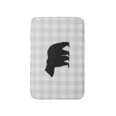 Black Beer Buffalo Check Bath Mat (Voorkant Verticaal)