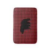 Black Beer Buffalo Check Bath Mat (Voorkant Verticaal)