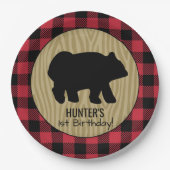 Black Beer Buffalo Pset Lumberjack Bord (Voorkant)