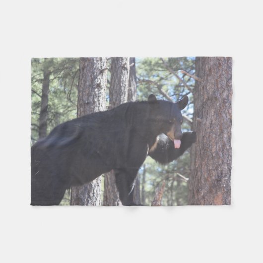 Black Beer Fleece Blanket Deken (Voorkant (Horizontaal))