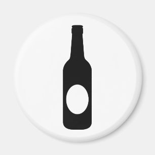 Black Beer Fles Magneet