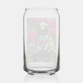 Black beer game-speler blikvorm glas (Achterkant)