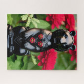 Black beer game-speler legpuzzel (Horizontaal)