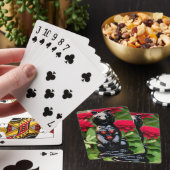 Black beer game-speler pokerkaarten (Insitu)