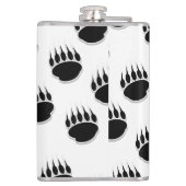 Black Beer Paw Patroon Heupfles (Achterkant)