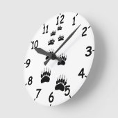 Black Beer Paw Tracks Ronde Klok (Hoek)