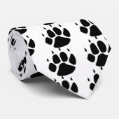 Black Beer Print Stropdas (Opgerold)