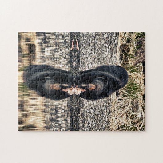 Black Beer Reflections Legpuzzel (Horizontaal)