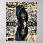 Black Beer Reflections Poster (Voorkant)