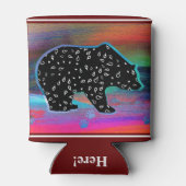 Black Beer Spirit Northern Light Colors Koelbox Blikjeskoeler (Achterkant)