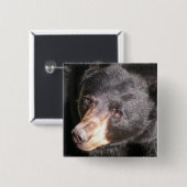 Black Beer Square Button (Voorkant /achterkant)