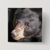 Black Beer Square Button (Voorkant)